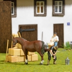 Busch 79857 - H0 - Action-Set: Hufschmied